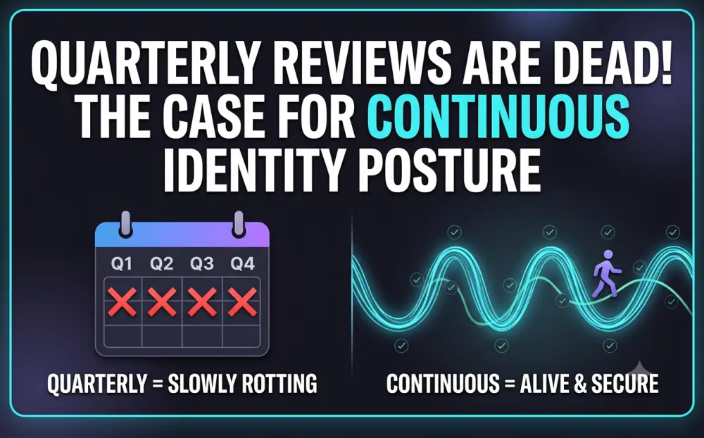 Cover: Beyond the Quarterly Access Review: The Case for Continuous Identity Posture